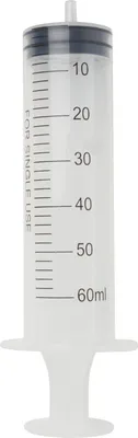 Produktbild von Modellierspritze 60ml, Transparent, 15-24cm Länge, 3mm Dosieröffnung für Modellierarbeiten