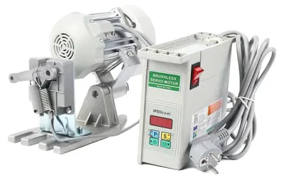 Obrázok produktu pre Motor na šijacie stroje, výkon 750 W, nastaviteľná rýchlosť, farba: khaki