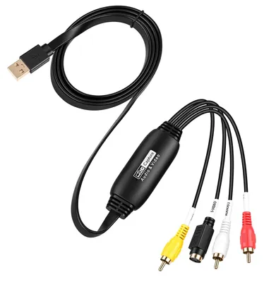Produktbild von USB 2.0 Audio Video Grabber Konverter, 1080P VHS to Digital Converter