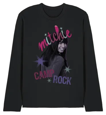 Produktbild von Camp Rock - T-Shirt für Herren/Damen Uni, Langärmlig TV34572 (M) (Schwarz)