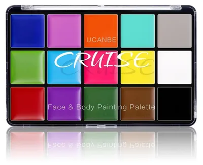 Produktbild von Gesichtsfarbe Bodypainting 15 Farben für Party & Bühne
