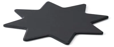 Produktbild von DURACORE Servierbrett Stern, Duracore schwarz Ø26x0,7 cm 8313 4017167831305