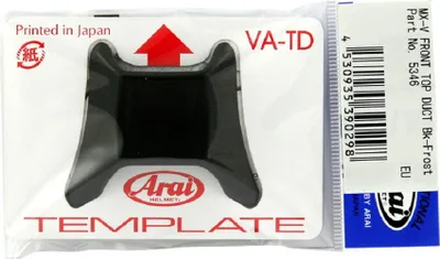 Produktbild von ARAI Mittlere vordere Belüftung Frost Black MX-V Helme