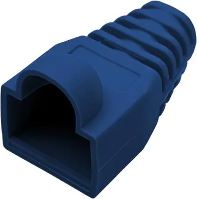 Image de ALANTEC Capuchon de protection pour fiche RJ45 bleu, flexible