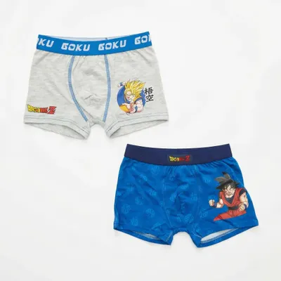 Produktbild von Dragon Ball Z Jungen Boxershorts Unterhose 2er Pack – Mehrfarbig / 158/164