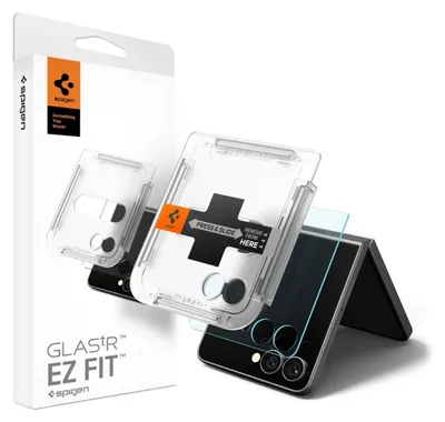 Produktbild von Spigen GLAS.tR EZ Fit HD, Samsung, Galaxy Z Flip 7, Transparent, 1 Stück(e)