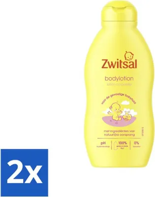 Produktbild von Zwitsal – Babypflege – Körperlotion – Für empfindliche Babyhaut – 200 ml - Vorteilspack - 2 Stücke