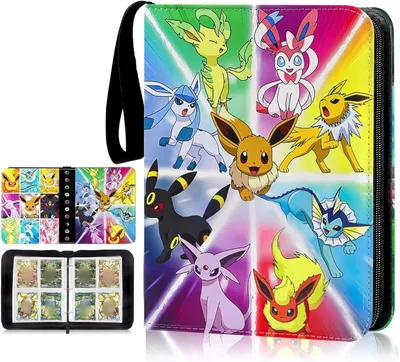 Produktbild von Pokémon Sammelalbum, Sammelkarten Album 4 Tasche, 50 Seiten 400 Karten, Kompatibel Diverse Karten