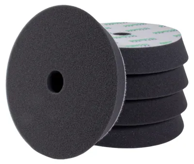 Produktbild von Gecko Polierpad Soft Schwarz 150mm 5 Stück