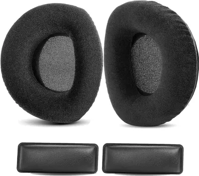 Obrázok produktu pre Náušníky a čelenky – náhradné vankúšiky – prepočúvanie hudby – mäkká pena – 18 x 12 x 2,2 cm
