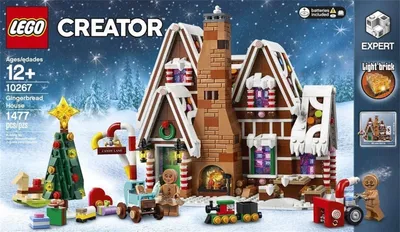 Obrázek produktu pro LEGO Creator Expert Gingerbread House Set, Sada na stavění, 12 rok/roky, 1477 kusů, 1,42 kg