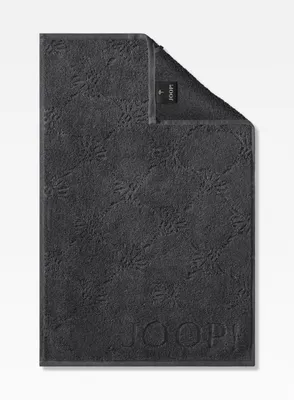 Produktbild von LOESCHEN JOOP! Gästetuch 1670 Uni Cornflower Farbe anthrazit Größe 30x50cm
