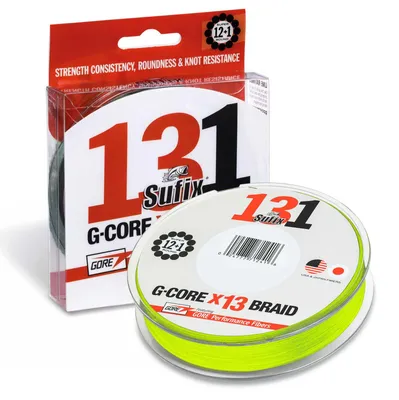 Immagine prodotto di Sufix 131 Braid 150m Neon Chartreuse 0.128mm 6.8kg filo da pesca intrecciato