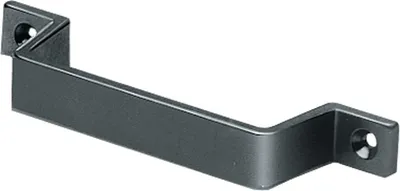 Produktbild von Handgriff L.110mm B.13mm Alu.F2/neusilberfarbig Löcher 2 DENI 8536011002