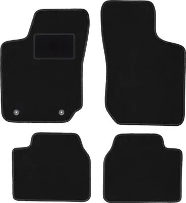 Image de Tapis en velours noir pour : Opel Corsa B à hayon (1993-2001)