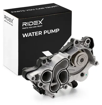 Produktbild von RIDEX Kühlmittelpumpe Wasserpumpe für VW Golf VII Schrägheck (5G1, BQ1, BE1, BE2) 1260W0389