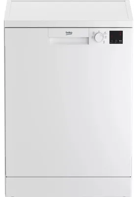 Produktbild von Beko b300 DVN05C30W, Freistehend, Standardgröße (60 cm), Weiß, Tasten, Drehregler, LED, 2 Korb/Körbe