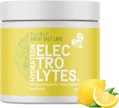 Zdjęcie produktu dla BrainMax Hydration Electrolytes, cytryna, 30 porcji, 300 g