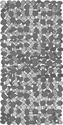 Produktbild von Circul Badewannenmatte 70 x 35 cm grau Steinoptik modern - Anti-Rutsch