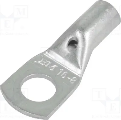 Obrázek produktu pro Kabšlík: Trubkový kabšlík; M8; 16 mm²; spojka; pocínovaný, typ BM 01537. Neizolované konektory