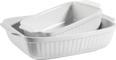 Produktbild von Mäser 931982 Kitchen Time Auflaufform, rechteckig, weiß, 2-teilig (1 Set)