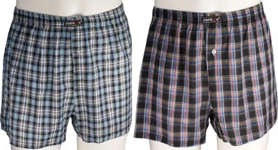 Produktbild von 4er Pack Remixx American-Boxershorts für Herren mit trendigen Karos in 100 Baumwolle, Farbe:Farbig sortiert, Grösse:6/L