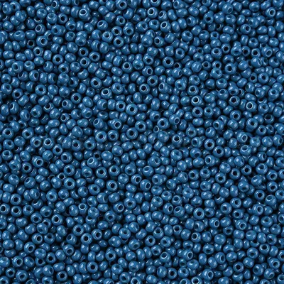 Produktbild von 50g Rocailles Glasperlen ca. 2,3x1,5mm 1mm Bohrung Perlen Schmuck Farbwahl, Farbe:azurblau