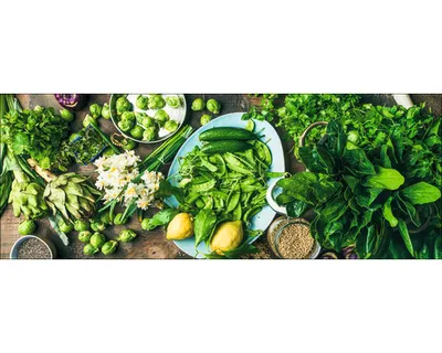 Produktbild von Glasbild Vegetable Cuisine III 80x30 cm