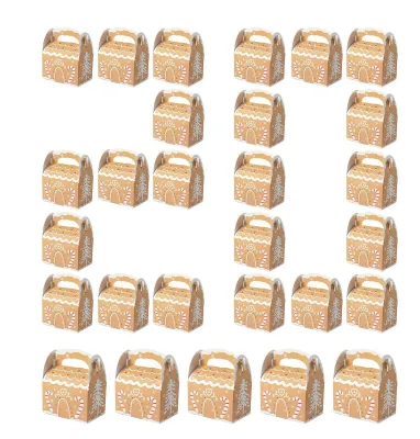 Image de Boîtes réutilisables pour biscuits de Noël (lot de 20)