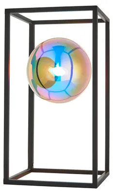 Image de Lampe de table KINJO, noir mat, 1xG9x15W, métal, dimensions : 30x16x16 cm, IP20, Endon