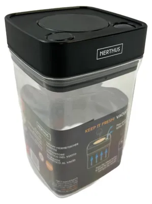 Vakuum-Vorratsdose 900 ml – luftdicht, BPA-frei, quadratisch
