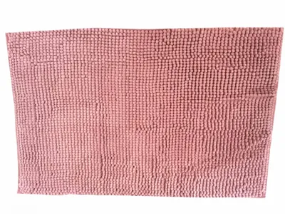 Image de DuraHome Tapis de bain CHENILL, 50x80, rose