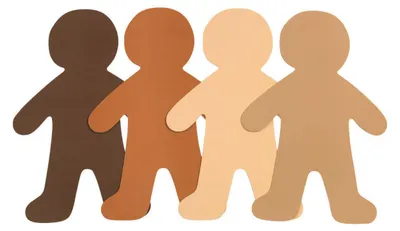 Immagine prodotto di Colorations - Forme di persone grandi come me, set di 24 (4 colori)