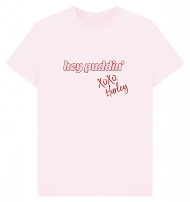 Produktbild von Harley Quinn - "Hey Puddin Love" T-Shirt für Herren/Damen Uni PN2259 (S) (Pink)