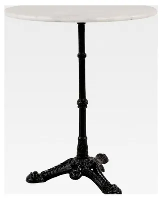 Produktbild von Marmortisch Bistrotisch Cafetisch Gastrotisch weiß Ø60x72 cm