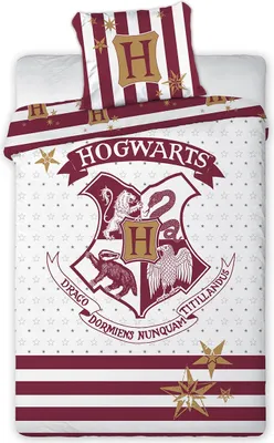 Obrázek produktu pro Bavlněné povlečení 140x200 Harry Potter 004 Herb white maroon youth pillowcase 70x90 Faro