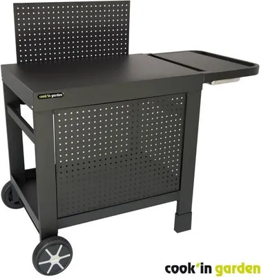 Produktbild von Cook'in garden, Dessert de garden, Reva 110 Premium, Jednoduchá montáž, Rozmery výrobku: 121 x 65 x 110 cm, Farba čierna