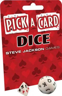 Produktbild von Pick a Card Dice Set - Würfelset - Steve Jackson Games - ENG Edition