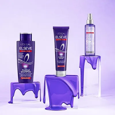 Produktbild von Spülungsfreie Pflege für blondes Haar Color Vive Purple All For Blonde 10 in 1 (Spray) 150 ml