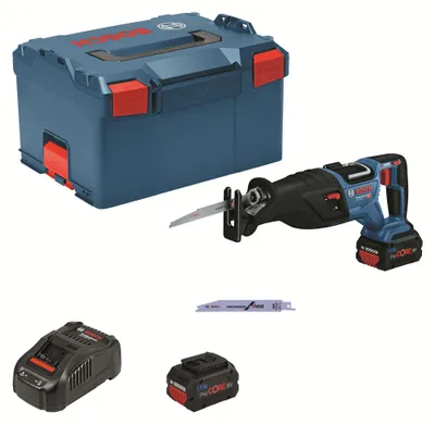 Produktbild von Bosch GSA 18V-28, Bürstenlos, Schwarz, Blau, 2900 SPM, 2,8 cm, 23 cm, 15 cm