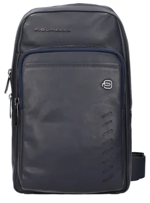 Produktbild von Piquadro Umhaengetasche aus Leder in Blau