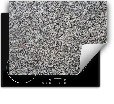 Produktbild von DarHaus Herdabdeckplatte 80x52 cm Anti Rutsch Matte Aufrollbar, Granit