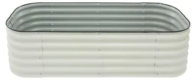 Produktbild von Hochbeet aus Metall 8-in-1, Pflanzbeet aus verzinktem Stahl, Gartenbeet für Pflanzen, Gemüse und Blumen (150 * 60 * 43cm)