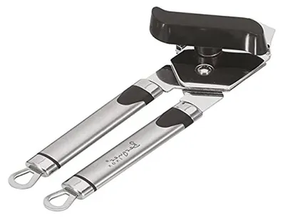 Productafbeelding van Blikopener - Keuken Tool - Eten Bereiden - Ergonomisch Handvat - 21 cm - Zilver
