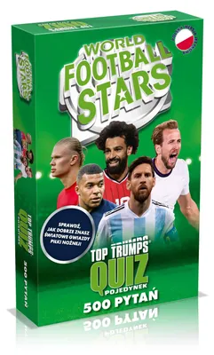 Produktbild von Kartenspiel Top Trumps Quiz Fußballstars der Welt