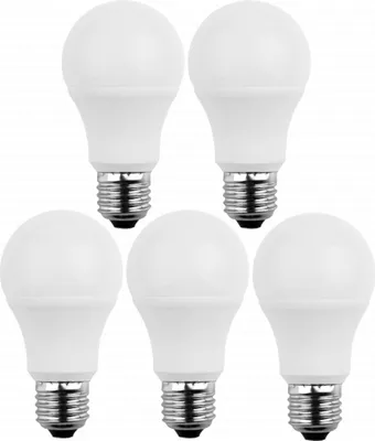 Produktbild von BLULAXA LED-SMD-Lampe, A60, E27, EEK: F, 8W, 810lm, 2700K, 5 Stück