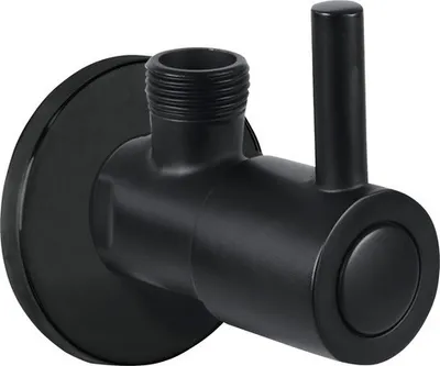 Obrázek produktu pro Rohový ventil 1/2" x 3/8" matná černá