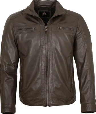 Produktbild von OTTO KERN- Herren Lederjacke Lammnappa dunkelbraun : 58