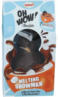 Produktbild von OH WOW! Chocolate Melting Snowman Schoko-Chips 75g
