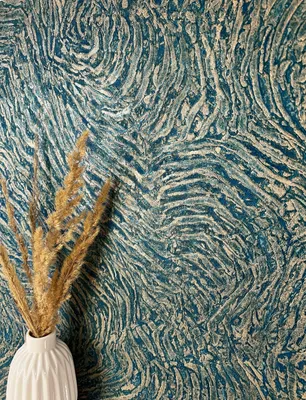 Produktbild von NEWROOM Tapete Alwina Blau Vliestapete - Modern Muster Struktur Germany